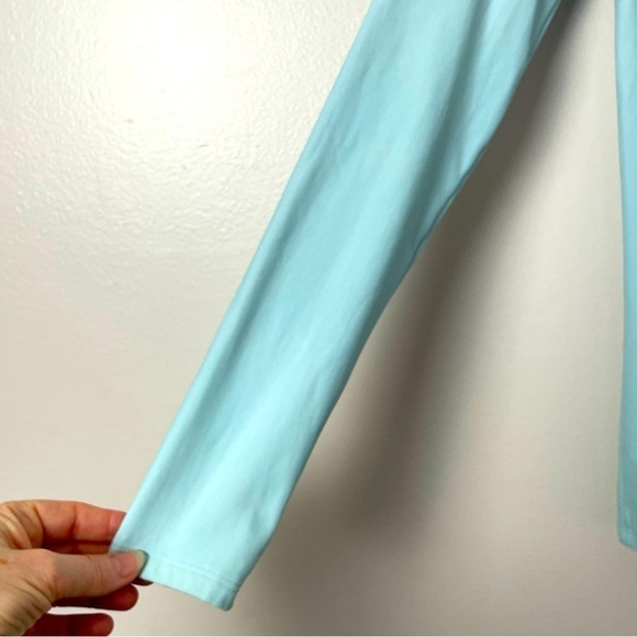 Under Armour Long Sleeve Shirt | Mock Turtleneck | Size M | Light Blue - Picture 3 of 7